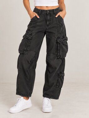 Garage Dark Grey Cargo Pants – Size 01
